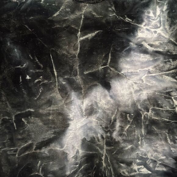 American Eagle Women’s Velvet T-Shirt - Black Tie Dye, Size Small - Picture 7 of 8